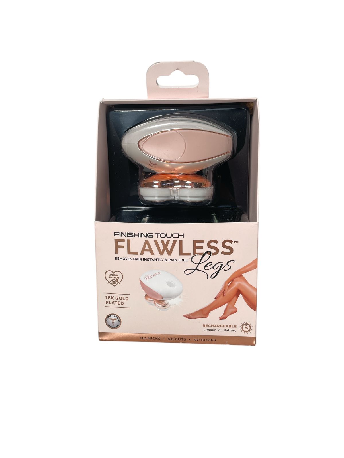 Depiladora Inalámbrica Finishing Touch Flawless Legs – Removedor de Vello Instantáneo